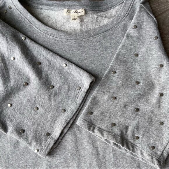 Jane & Delancey Studded Batwing Sleeve Sweatshirt Dress - Picture 8 of 15